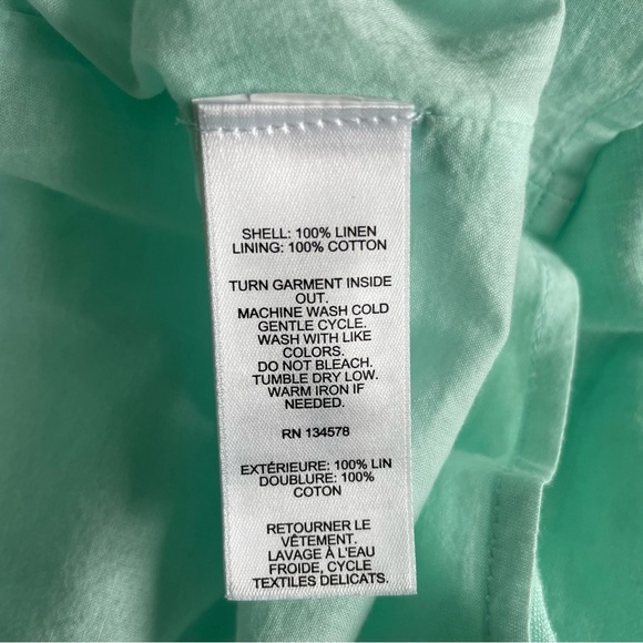 New! Vineyard Vines Linen Pintuck Shift Dress nwt 30935 - Picture 9 of 11